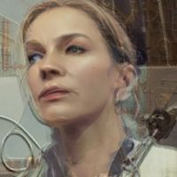 A portrait photograph of Franziska Schroeder